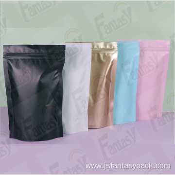 Colorful Standing Aluminum Foil Zipper Bag with Window